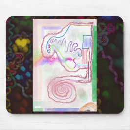 Meine Meinung - Impressionistische Kunst-Mauspad Mousepad