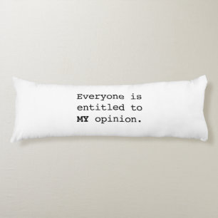 MEINE Meinung Seitenschläferkissen