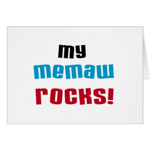 Meine Memaw Rocks T - Shirt und Geschenke
