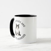 Meine Menschen bekommen ein Geschenk für die Verlo Tasse (Vorderseite Links)