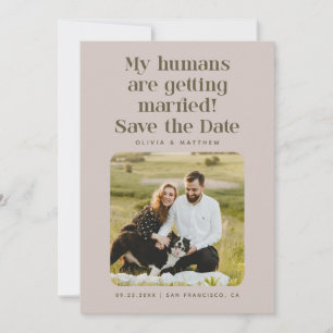 Meine Menschen heiraten Blush Taupe Foto Save The Date