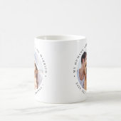 Meine Menschen heiraten ein Foto für den eigenen H Kaffeetasse (Mittel)