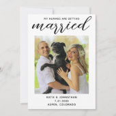 Meine Menschen heiraten - Einfache Hochzeit bei Hu Save The Date (Vorderseite)