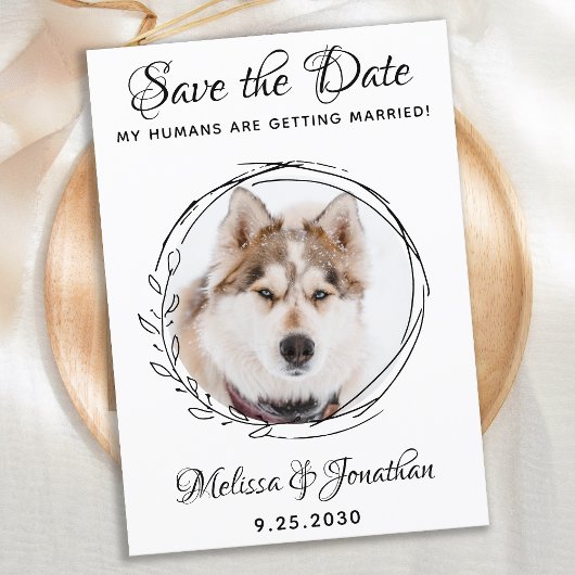 Meine Menschen heiraten Hundebüt Save The Date