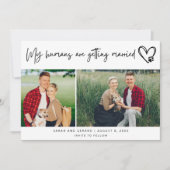 Meine Menschen heiraten Save the Date (Vorderseite)