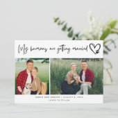 Meine Menschen heiraten Save the Date (Stehend Vorderseite)