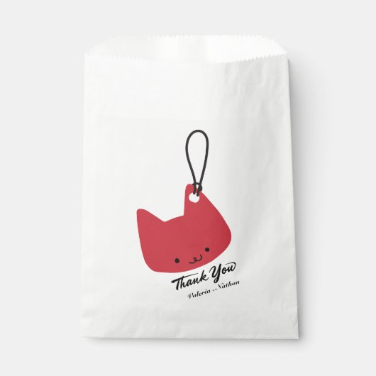 Meine Menschen sind Sprichwort, das wir katzenarti Geschenktütchen (Vorderseite)