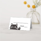 Meine Menschen sind Sprichwort, das wir katzenarti Platzkarte (Vorderseite)