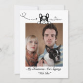 Meine Menschen sind Sprichwort, das wir tun Foto Einladung (Vorderseite)