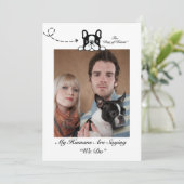 Meine Menschen sind Sprichwort, das wir tun Foto Einladung (Stehend Vorderseite)