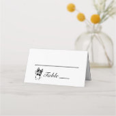 Meine Menschen sind Sprichwort, das wir tun Platzkarte (Vorderseite)