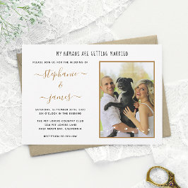 Meine Menschen werden Foto verheiratet Einladung