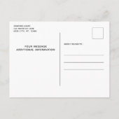 Meine Menschen werden heiraten - Moderne Hochzeit Ankündigungspostkarte (Rückseite)