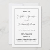 Meine Menschen werden Lässig Hochzeit zum Foto ein Einladung (Rückseite)