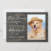 Meine Menschen werden mit QR-Kodex Hochzeit heirat Einladung (Vorderseite)