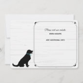 Meine Menschen werden Save the Date verheiratet Einladung (Rückseite)