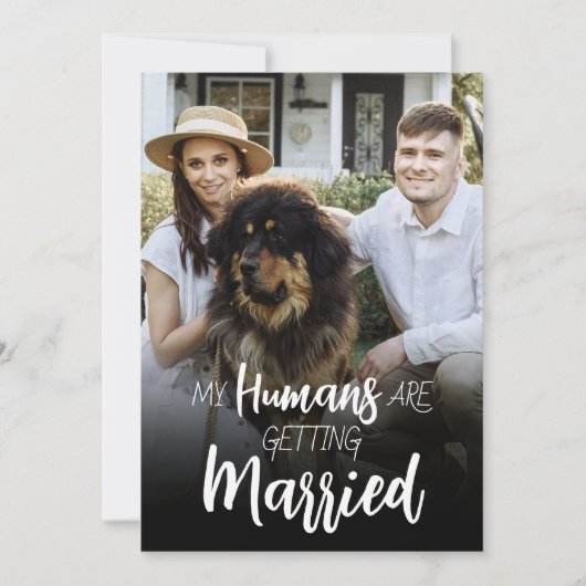 Meine Menschen werden verheiratet und einladen Save The Date (Vorderseite)