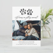 Meine Menschen werden verheiratet | VERLOBUNG Ankündigung (Stehend Vorderseite)