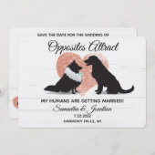 Meine Menschen werden verheiratet, verschiedene Hu Einladung (Vorne/Hinten)