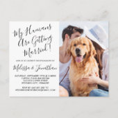 Meine Menschen werden zur Begleithelfspartei Einladungspostkarte (Vorderseite)