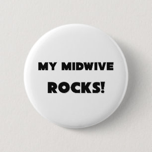 MEINE Midwive FELSEN! Button