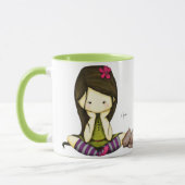 Meine Miezekatze und I Tasse (Links)