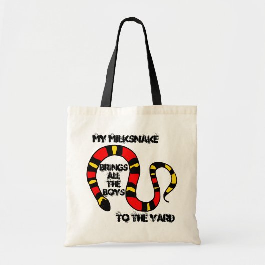 "Meine Milksnake" Herper Tasche (Vorne)