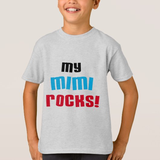 Meine Mimi Rocks T - Shirt und Geschenke (Vorderseite)