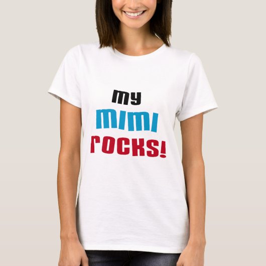 Meine Mimi Rocks T - Shirt und Geschenke (Vorderseite)
