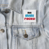 Meine Mimi Rocks T - Shirt und Geschenke Button (Beispiel)