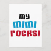 Meine Mimi Rocks T - Shirt und Geschenke Postkarte (Vorderseite)