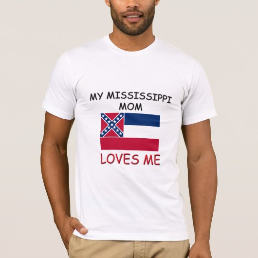 Meine Mississippi-Mama-Lieben ich T-Shirt (Vorderseite)