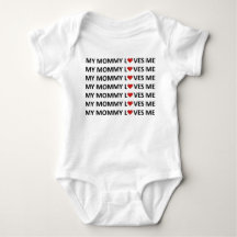 MEINE MOMMEY LIEBEN ME - RED HEART Baby Bodysuit 