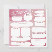 Meine mommy_personalisiert Grußkarte Dankeskarte (Vorderseite)