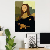 Meine Mona Lisa Poster (Heimbüro)