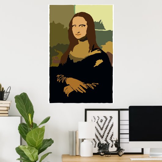 Meine Mona Lisa Poster (Heimbüro)