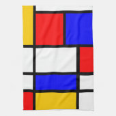 Meine Mondrian-Küche Küchentuch (Vertikal)