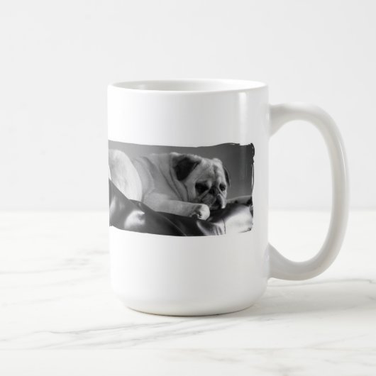 Meine Mops-Tasse Kaffeetasse (Rechts)