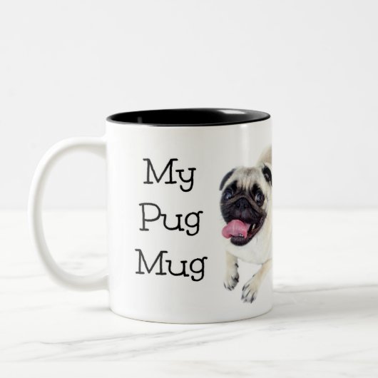 Meine Mops Tasse Niedlich Hunde Tasse (Links)