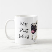 Meine Mops Tasse Niedlich Hunde Tasse (Links)