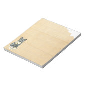 Meine Mudi Ate My Hausaufgaben Notepad Notizblock (Rotiert)