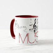 Meine musikalische Tasse (Vorderseite Links)