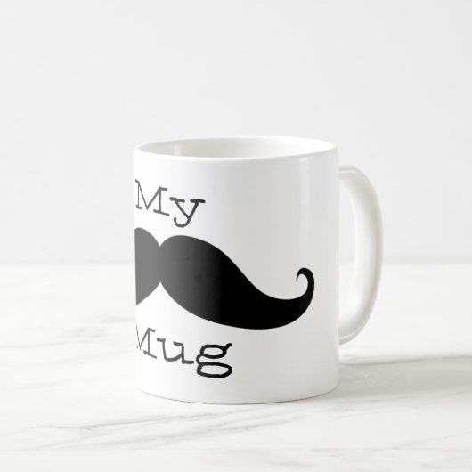Meine Mustache-Tasse Kaffeetasse (VorderseiteRechts)