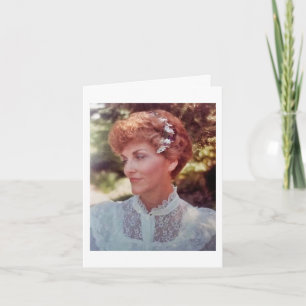 Meine Mutter Alice Joyce Elliott im Alter von 51 b Karte