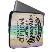 Meine Mutter bekommt ein Geschenk von ihrer Mutter Laptopschutzhülle (Vorne Rechts)