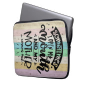 Meine Mutter bekommt ein Geschenk von ihrer Mutter Laptopschutzhülle (Vorderseite Links)