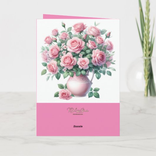 Meine Mutter erhält eine gute Karte (Rückseite)