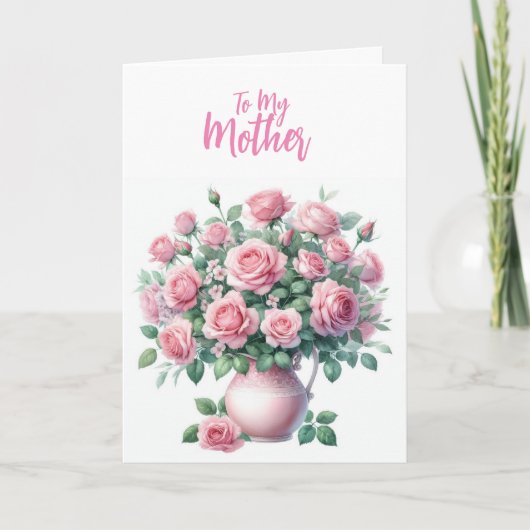 Meine Mutter erhält eine gute Karte (Vorderseite)