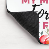 Meine Mutter für immer mein Freund schwarz Mousepad (Ecke)