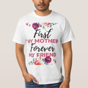 Meine Mutter für immer mein Freund schwarz T-Shirt